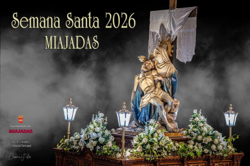 Cartel de Semana Santa en Miajadas 2026